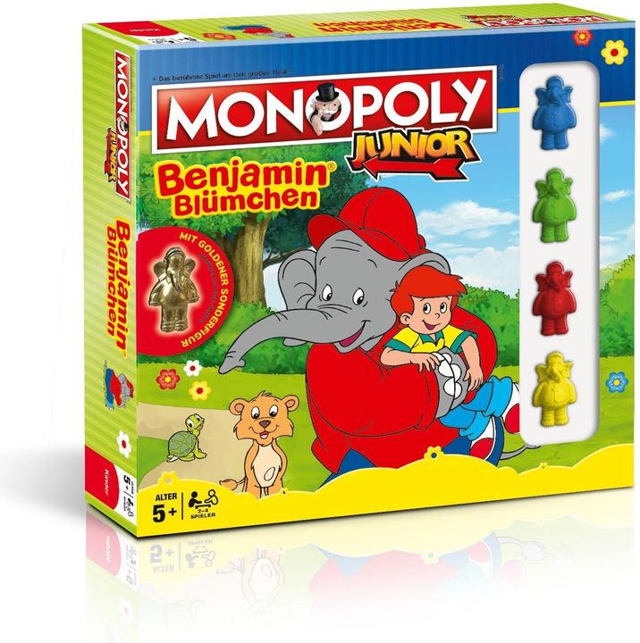 Actual product image Winning Moves Monopoly Junior Benjamin Blümchen Collectors Edition (German)