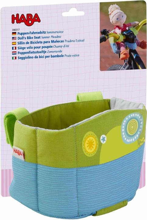 Actual product image Haba Puppen Fahrradsitz Sommerwiese