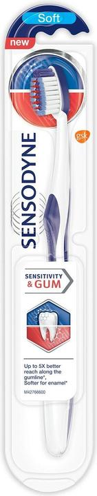 Sensodyne Spazzolino per sensibilità e gengive - Spazzolino morbido (Morbido, 1 x)