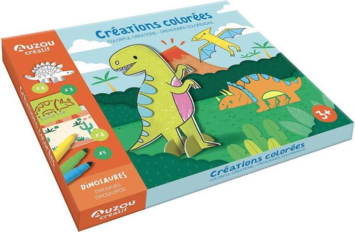 Immagine prodotto Créations colorées / Dinosaures (Francese, Passchier Anne, 2021)