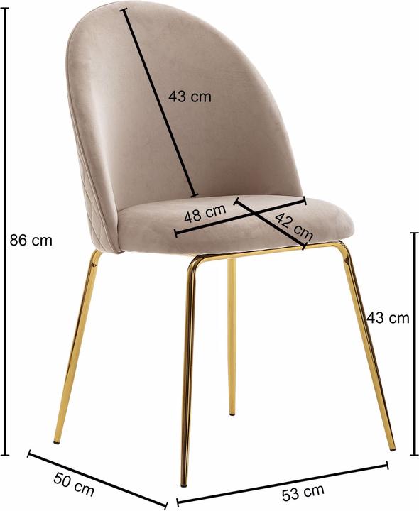 Actual product image Wohnling Esszimmerstuhl