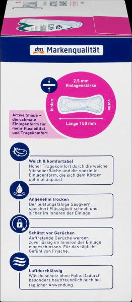 Produktbild dm Jessa Slipeinlagen Active Shape Frischeduft (Slipeinlagen)