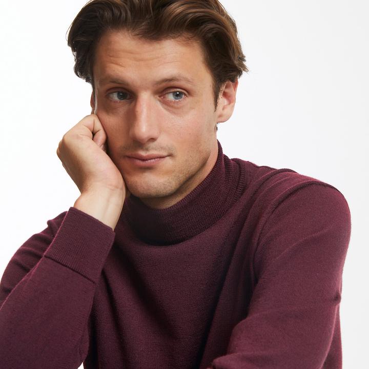 Produktbild La Redoute Collections Rollkragenpullover aus 100% Merinowolle (XL)