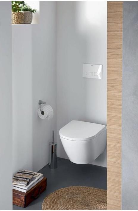 Image du produit Duravit Ensemble de brosses D-CODE au sol chromé