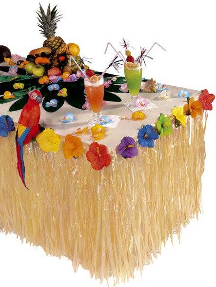Image du produit Widmann Jupe de table colorée Mers du Sud Style 275 x 75cm (Taille unique)