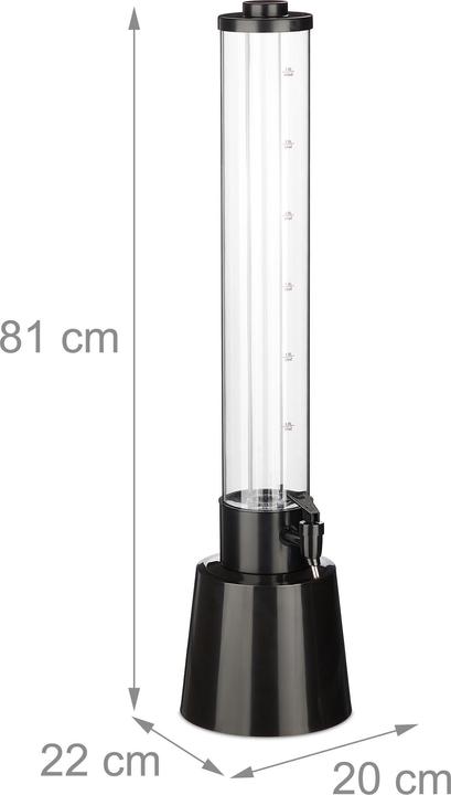 Actual product image Relaxdays Biersäule
