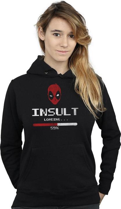Image du produit - Sweat à capuche DEADPOOL INSULT LOADING - Femme (L)
