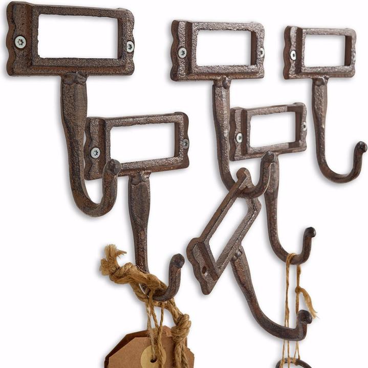 Produktbild Loberon Haken 6er Set Valet braun