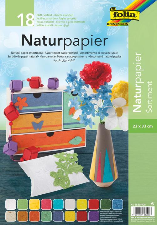 Produktbild Folia Naturpapier (18 x)