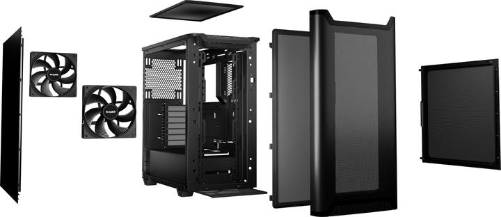 Actual product image be quiet! Pure Base 501 (mATX, ATX, Mini-ITX)