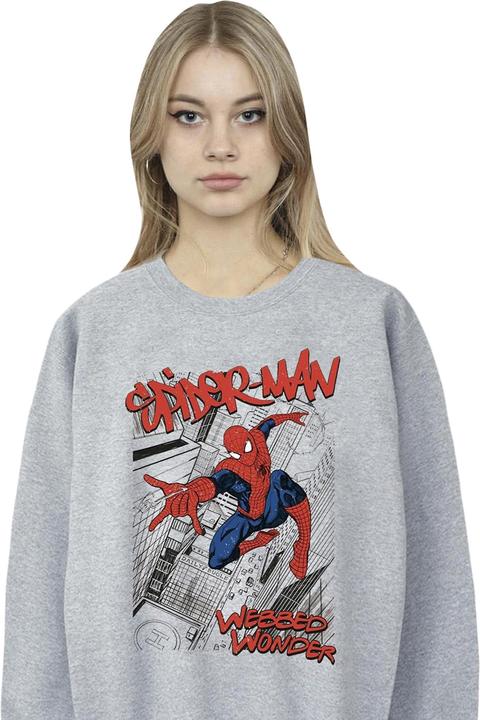 Immagine prodotto Spider-Man Sketch City Felpa Donna (S)