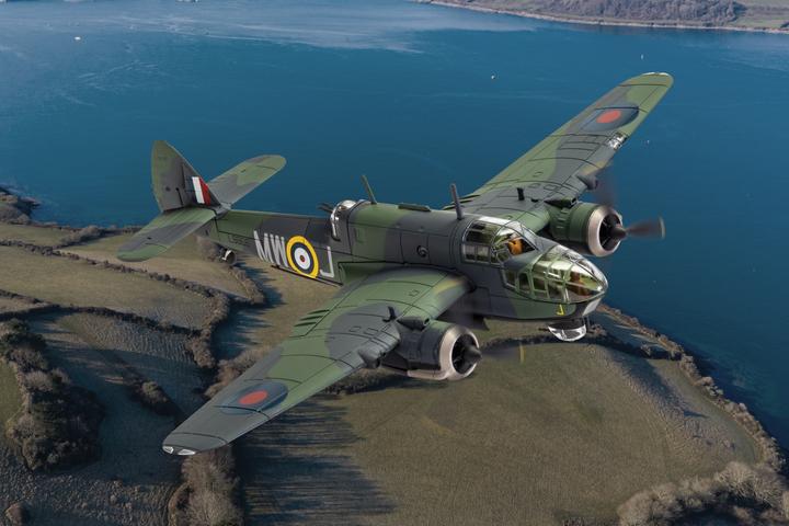 Produktbild Corgi Bristol Beaufort Mk.1 MW-J 217 Sqn RAF St. Eval Cornwall England 1941