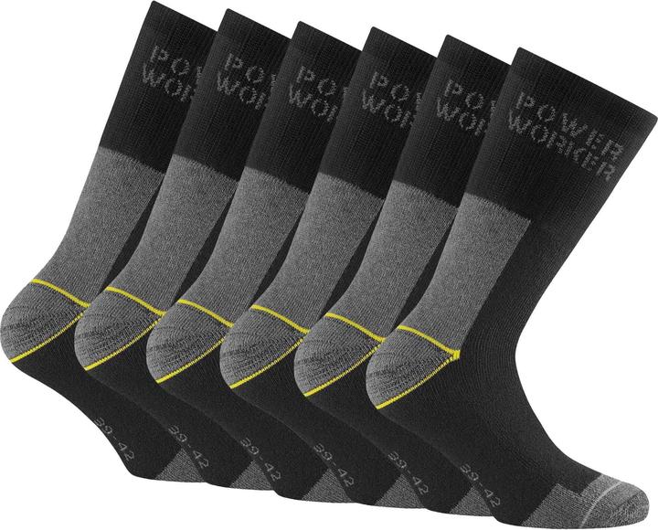 Actual product image Rohner Socks Sporty Comfortable fit Power Worker Wilmax 3-pack (pack of 6, 47 - 50)