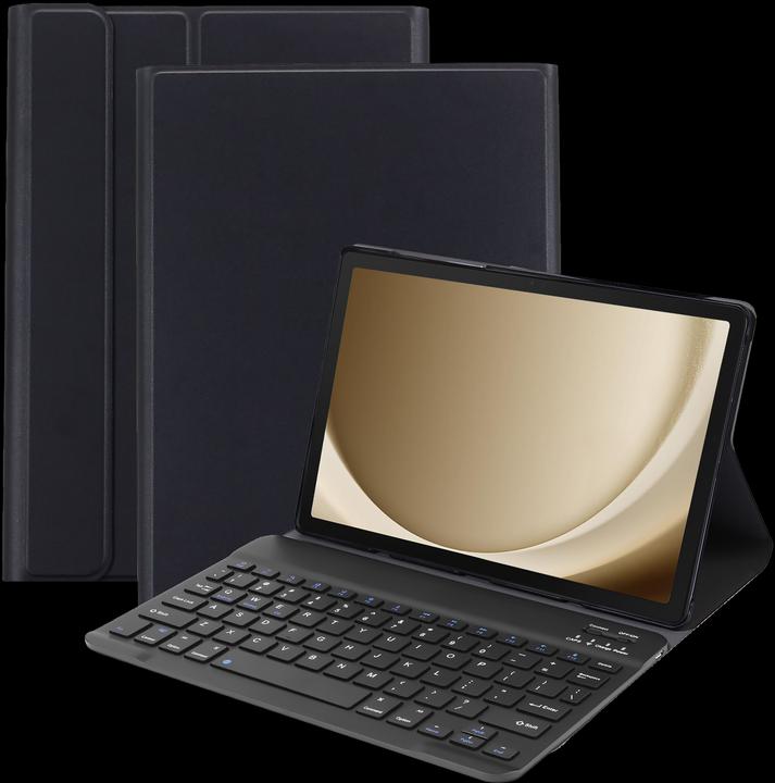 Produktbild Cazy Tastatur Hülle Kompatibel mit Samsung Galaxy Tab A9+ - Schutz Etui mit magnetisch Abnehmbarer (Eng. Int., Galaxy Tab A9+)