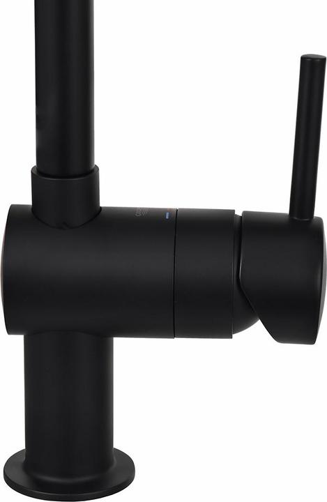 Actual product image Grohe Kitchen faucet with single-lever mixer Minta black matt 32917