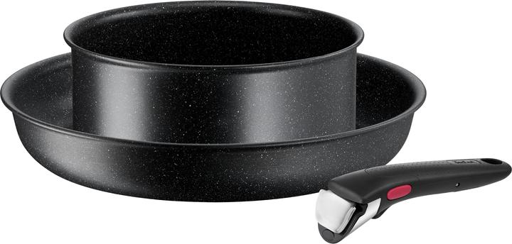 Actual product image Tefal Ingenio Black Stone (28 cm, Pan set + pot set, Aluminium)