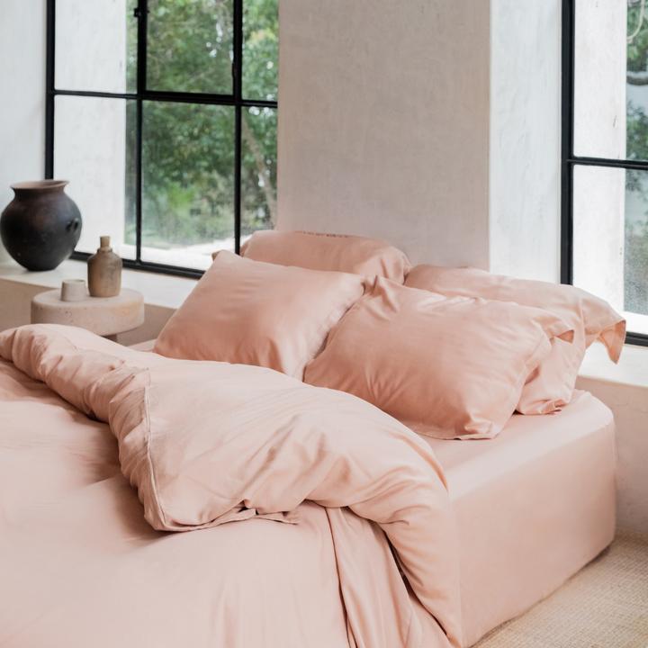 Immagine prodotto Coco & Cici Tencel Bettbezug + Kissenbezug (Set di biancheria da letto, 240 x 220 cm, 60 x 70 cm)