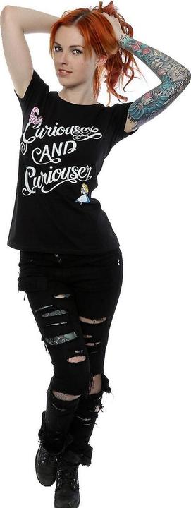 Produktbild Alice In Wonderland Curiouser And Curiouser TShirt (XS)