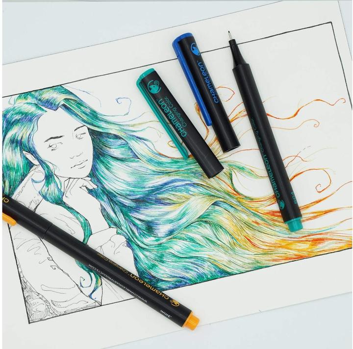 Immagine prodotto Chameleon Set Fineliner (Blu Reale, 6 x)