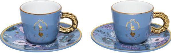 Produktbild Bialetti Set 2 Tassen inkl. Untertassen Bridgeton (80 ml, 2 x)