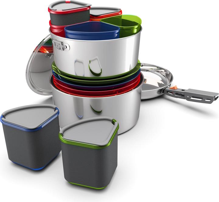 Actual product image GSI Glacier Stainless Camper Cooking Set