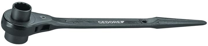 Gedore 29 19X22 Stahlbauknarre, Doppel-6-kant 19x22 mm (1/4")