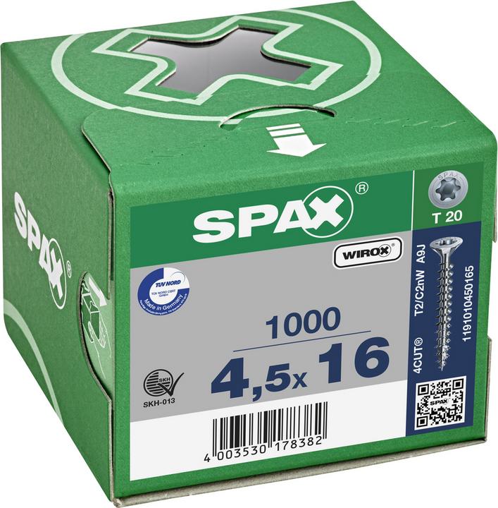 Produktbild Spax Spanplattenschrauben (1000 Schrauben pro Stück)