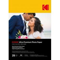 Produktbild Kodak Ultra Prem Photo 280g 10.4 Glossy A4x25 (280 g/m², 21 x 29.7 cm, 25 x)