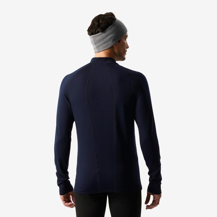 Image du produit Wedze Sous-vêtements de ski fonctionnels homme 1/2 zip - BL 500 bleu marine (XL)
