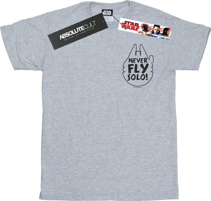 Produktbild Star Wars Never Fly Solo TShirt (L)