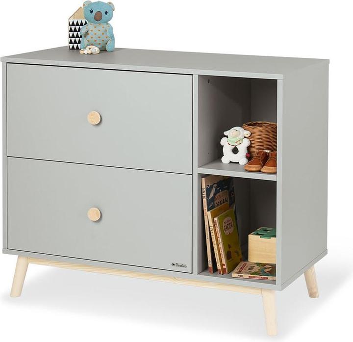 Produktbild Pinolino Kinderzimmer-Set 'Dusk' breit, 2-tlg. (Babybett, Wickelkommode)