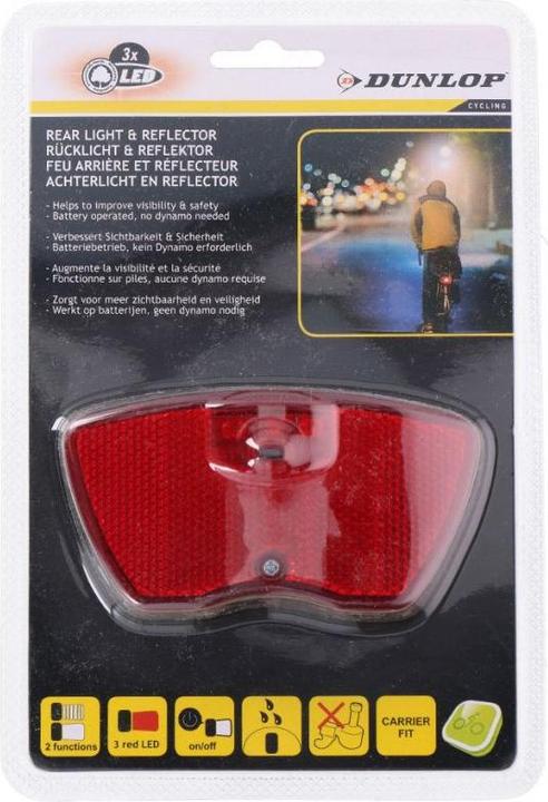 Produktbild Dunlop Fahrradlicht Reflektor LED