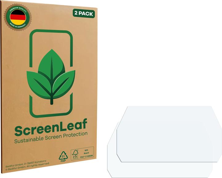 Produktbild ScreenLeaf Schutzfolie nachhaltiger Displayschutz Display Schutz Folie Klar Transparent