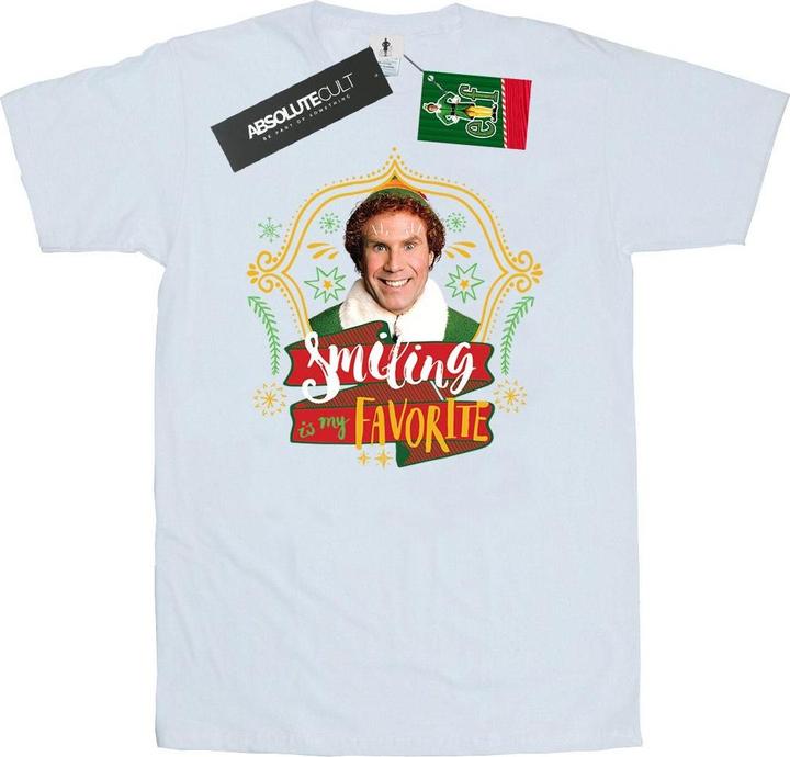 Actual product image Elf Mens Buddy Smiling T-Shirt (3XL)