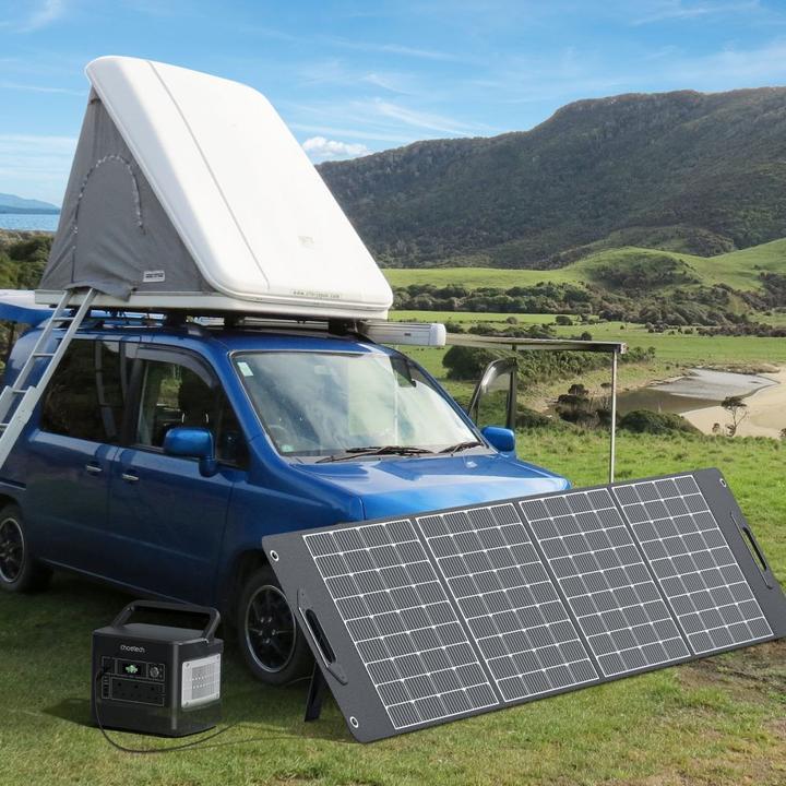 Image du produit Choetech Panneau de chargeur solaire léger SC017 400W noir (400 W, 10 kg)