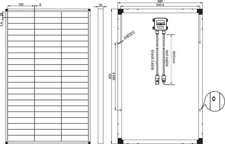 Image du produit Enjoy solar Panneau solaire (100 W, 6.30 kg)