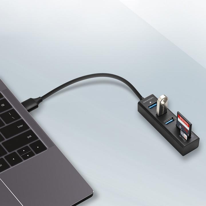 Actual product image Axagon Hma-Cr3a (USB-C, 3 Ports)