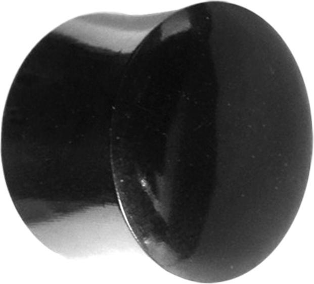 Produktbild Star Piercing Flared Plug aus Horn und Knochen schwarz (ohne Messing, Organisch)