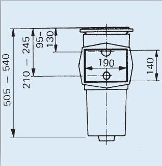 Produktbild OWM Skimmer weiss für Betonbecken A-5250-W