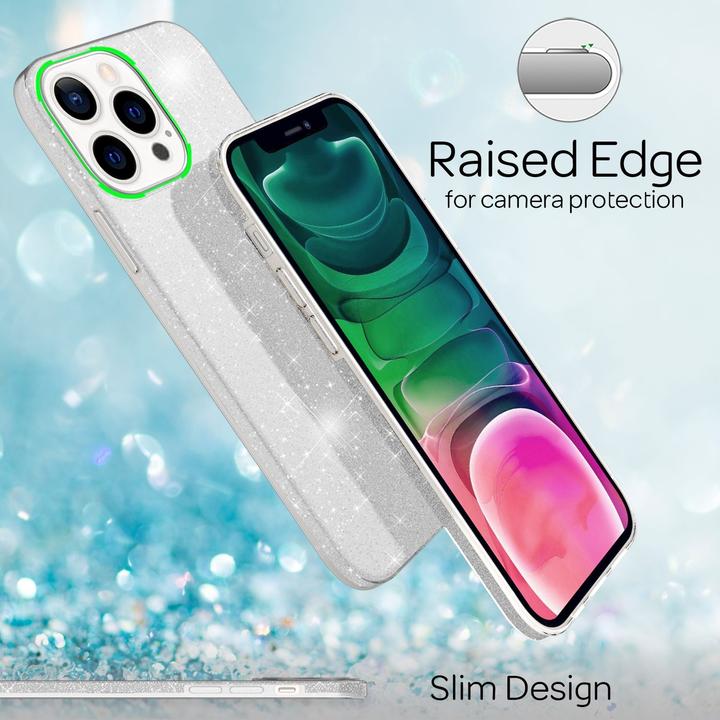 Produktbild Nalia Glitzer Handyhülle (Apple iPhone 13 Pro)