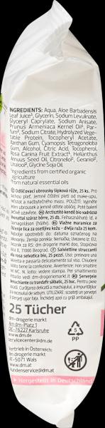 Produktbild dm alverde Reinigungstücher Bio-Wildrose (Reinigungstücher)