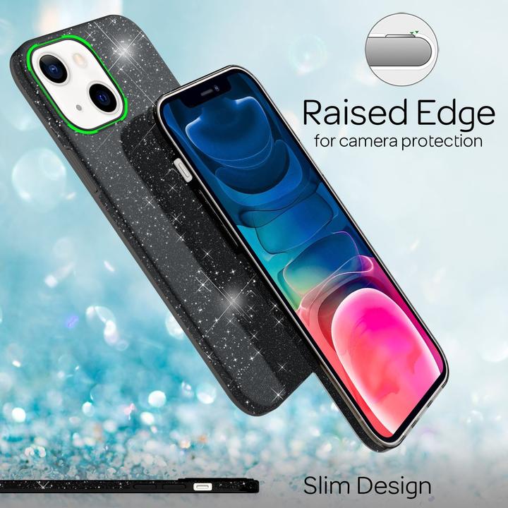 Produktbild Nalia Glitzer Handyhülle (Apple iPhone 13 mini)