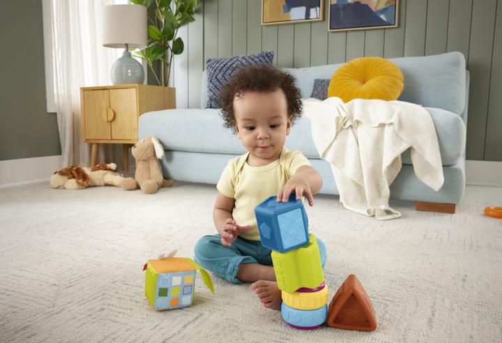 Image du produit Fisher-Price Jouets pour bébé Busy Activity Blocs sensoriels