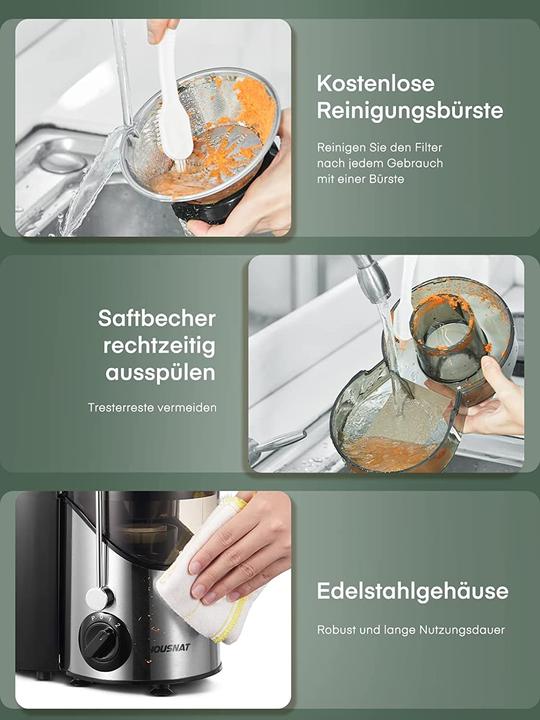 Produktbild Housnat Entsafter Gemuese und Obst