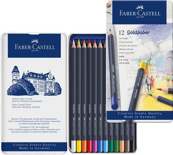 Produktbild Faber-Castell Goldfaber (Mehrfarbig, 12 x)