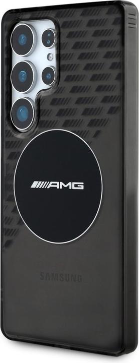 Produktbild Mercedes AMG Transparent Rhombs MagSafe Case for Samsung Galaxy S25 Ultra - Black (Samsung Galaxy S25 Ultra)