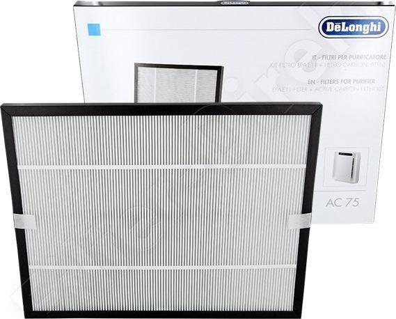 Actual product image De'Longhi EPA/Active Carbon Filter Black AC 75 (1 x)