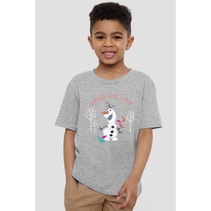 Immagine prodotto Disney Frozen Never Too Cool Maglietta Olaf Bambini (104)