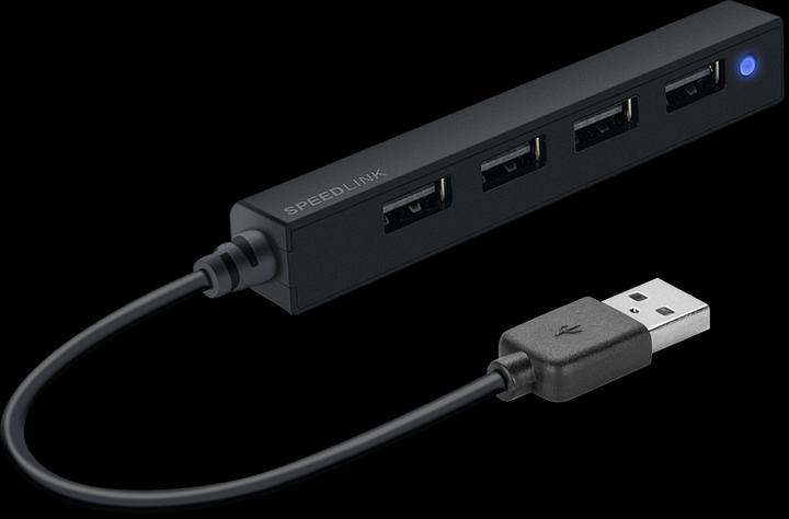 Actual product image Speedlink Snappy Slim (USB-A, 4 Ports)