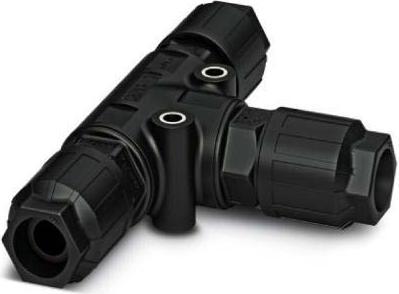 Actual product image Phoenix Contact 1414754 Round plug distributor Series (round connector): QPD Total number of poles: 4 + PE 1 pc.